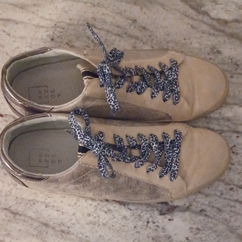 ShuShop Tan and Brown Women's Sneakers
